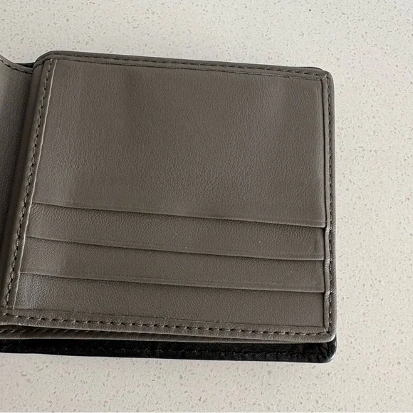 Coach men’s black leather wallet 2013 - Picture 8 of 11
